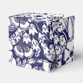 ボタニカルガーリーシャロムブルーホワイトガーデンスケッチ フェイバーボックス (裏面サイド)