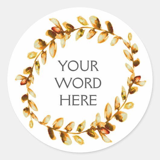 ボタニカルクラウン - セレス - ラウンドシール (正面)