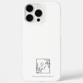 ボタニカルクラウン タイムレスモノグラム Case-Mate iPhoneケース (裏面)