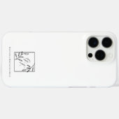 ボタニカルクラウン タイムレスモノグラム Case-Mate iPhoneケース (裏面 (横))