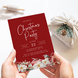 ボタニカルクリスマスパーティー 招待状