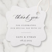 ボタニカルクレストモノグラム結婚ズ フェイバータグ (裏面)