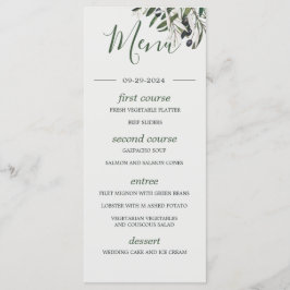 ボタニカルグイタリアンリーンオリーブブランチ結婚ズメニュー メニュー