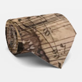 ボタニカルグランジフローラシート音楽ネックタイ ネクタイ (ロール)