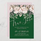 ボタニカルグリーンピンク結婚フローラ予算 (正面/裏面)