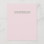 ボタニカルグリーンピンク結婚フローラ予算 (裏面)