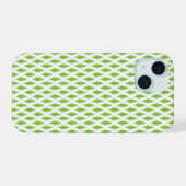 ボタニカルグリーンファイルフォルダーセット iPhone 15ケース (裏面横)