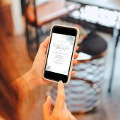 ボタニカルグリーンリーライトブルーフローラバラ花 招待状