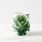 ボタニカルグリーンレタスMAG -自然インスパイアドリン コーヒーマグカップ (中央)