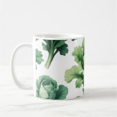 ボタニカルグリーンレタスMAG -自然インスパイアドリン コーヒーマグカップ (左)
