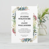 ボタニカルグリーン庭園の結婚式招待状 招待状 (スタンド正面)