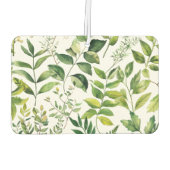 ボタニカルグリーン離れ カーエアーフレッシュナー (裏面)