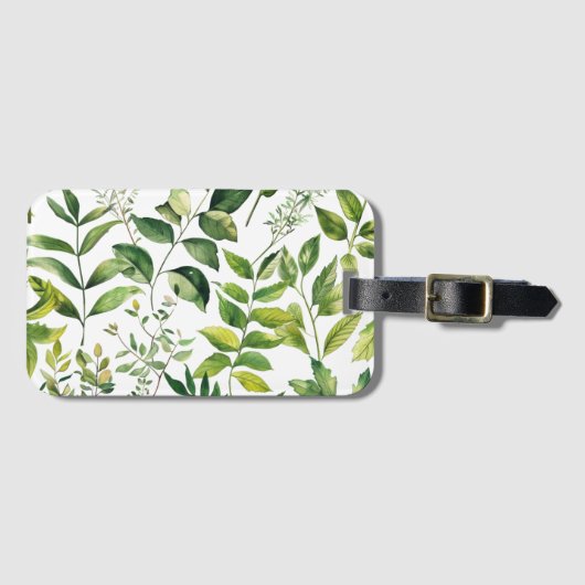 ボタニカルグリーン離れ ラゲッジタグ (正面横)