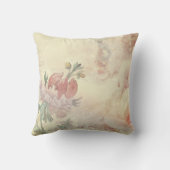 ボタニカルコテエレガントーコアフローラ |アイボリー クッション (裏面)