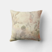 ボタニカルコテスタイリッシューコアフローラ |アイボリー クッション (裏面)