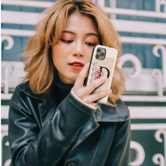 ボタニカルシェイプボホレトロ名ファーストキャピタルD Case-Mate iPhoneケース