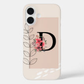 ボタニカルシェイプボホレトロ名ファーストキャピタルD Case-Mate iPhoneケース (裏面)