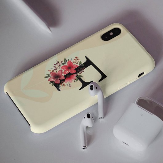 ボタニカルシェイプボホレトロ名ファーストキャピタルF Case-Mate iPhoneケース