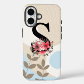 ボタニカルシェイプボホレトロ名ファーストキャピタルS Case-Mate iPhoneケース (裏面)