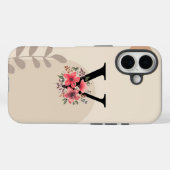 ボタニカルシェイプボホレトロ名ファーストキャピタルV Case-Mate iPhoneケース (裏面 (横))