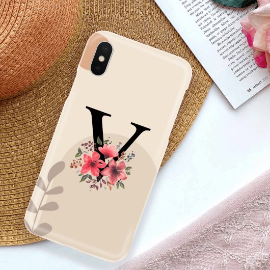 ボタニカルシェイプボホレトロ名ファーストキャピタルV Case-Mate iPhoneケース