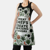 ボタニカルシェフズキッチンアツェタイポグラフィ エプロン (インサイチュ)