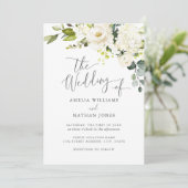 ボタニカルシャンパンウォーターカラー結婚式招待状 招待状 (スタンド正面)