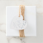 ボタニカルシルバーフォイル+セージグリーンメッセージカード フェイバータグ (箱)