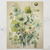 ボタニカルシンフォニースクラップブック紙 (裏面)