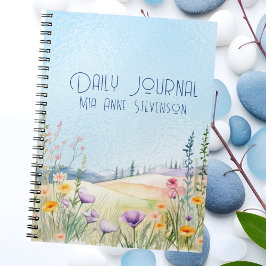 ボタニカルシーン名カスタマイズDaily Journal ノートブック