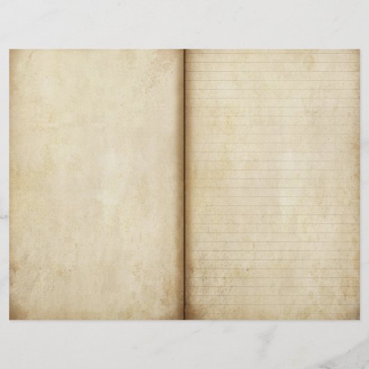 ボタニカルジャビクトリアンーナルページスクラップブック紙 (裏面)