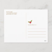 ボタニカルジョイクリスマスグリーティング シーズンポストカード (裏面)