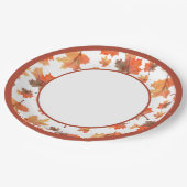 ボタニカルストライプココア&メ離れエデル ペーパープレート (アングル)