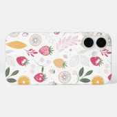 「ボタニカルストロベリーレモンiPhone iPadケース」 Case-Mate iPhoneケース (裏面 (横))