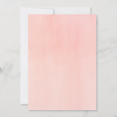 ボタニカルセージグリーンサキュリーブライダルシャワー 招待状 (裏面)