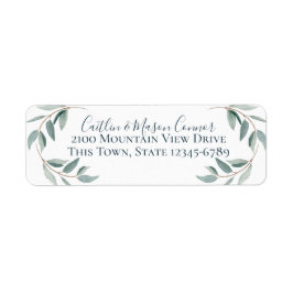 ボタニカルセージ水の色のウィスピー葉の ラベル