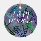 ボタニカルセーブ日付オーナメント セラミックオーナメント (裏面)