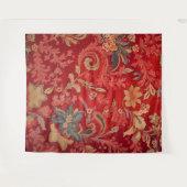 ボタニカルタペストリー – フローラオンレッド タペストリー (正面(横))