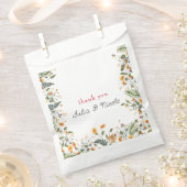 ボタニカルダフォジルデイジー牡丹結婚の花 フェイバーバッグ (クリップ留めされた状態)