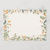 ボタニカルダフォジルデイジー牡丹結婚の花 メニュー (裏面)