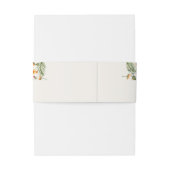 ボタニカルダフォジルデイジー牡丹結婚の花 招待状ベリーバンド (裏面例)