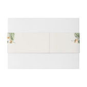 ボタニカルダフォジルデイジー牡丹結婚の花 招待状ベリーバンド (裏面例)