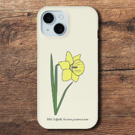 ボタニカルダフォディルパステルフラワー iPhone 15ケース