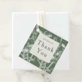 ボタニカルダークセージクリームモダンフローラありがとう フェイバータグ (インサイチュ)