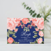 ボタニカルダークブルーとコーラルフラワー – RSVP (スタンド正面)