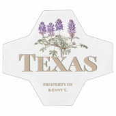 ボタニカルテキサス州ブルーボンネット2 サッカーボール (フラット)