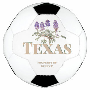 ボタニカルテキサス州ブルーボンネット2 サッカーボール