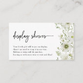 ボタニカルディスプレイシャワーカード エンクロージャーカード (正面)