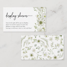 ボタニカルディスプレイシャワーカード エンクロージャーカード