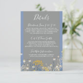 ボタニカルデイジーイエロー&ネイビー詳細/アクセス情報 エンクロージャーカード (スタンド正面)